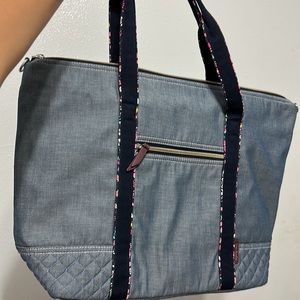 Vera Bradley VBU Tote in Blue Chambray